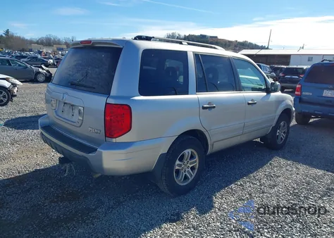 2005 Honda Pilot Ex-L из США, поврежденный, VIN 5FNYF18635B050397